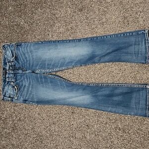 Silver Jeans Women's Straight Leg in Faded Blue